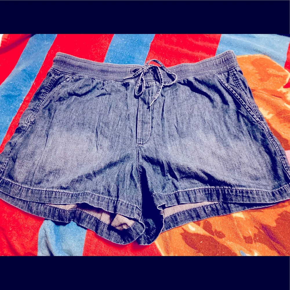 Gap Pull-on Denim Shorts With Washwell: Size XL